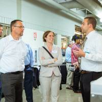 Guests at the Engineering Design Project Preview Event